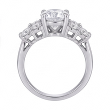 Natural Diamond Ring 2.60ct - White Gold 14K