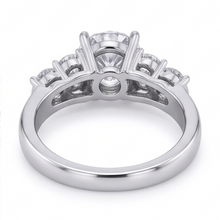 Natural Diamond Ring 2.60ct - White Gold 14K