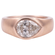Natural Diamond Ring 2ct - Rose Gold 14K