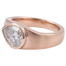 Natural Diamond Ring 2ct - Rose Gold 14K