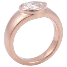 Natural Diamond Ring 2ct - Rose Gold 14K