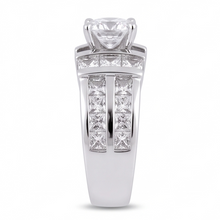 Natural Diamond Ring 3.01ct - White Gold 14K