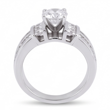 Natural Diamond Ring 3.01ct - White Gold 14K