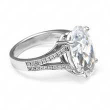 Natural Diamond Ring 3.40ct - White Gold 14K