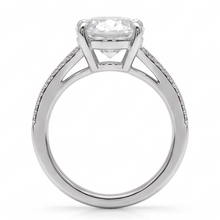 Natural Diamond Ring 3.40ct - White Gold 14K