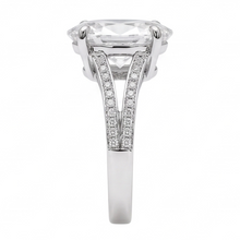 Natural Diamond Ring 3.40ct - White Gold 14K