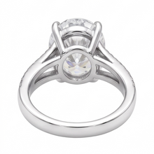 Natural Diamond Ring 3.40ct - White Gold 14K
