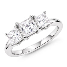 Natural Diamond Ring 3.50ct - White Gold 14K