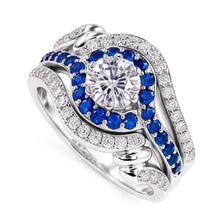 Natural Diamond Ring 3.50ct - White Gold 14K