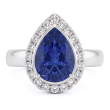 Natural Diamond Ring 3.75ct - White Gold 14K