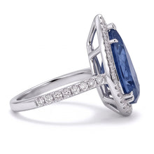 Natural Diamond Ring 3.75ct - White Gold 14K