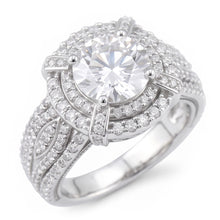 Natural Diamond Ring 3ct - White Gold 14K