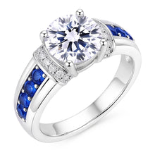 Natural Diamond Ring 3ct - White Gold 14K