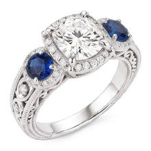 Natural Diamond Ring 3ct - White Gold 14K