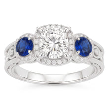Natural Diamond Ring 3ct - White Gold 14K