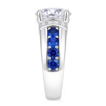 Natural Diamond Ring 3ct - White Gold 14K