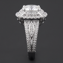 Natural Diamond Ring 3ct - White Gold 14K