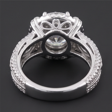 Natural Diamond Ring 3ct - White Gold 14K