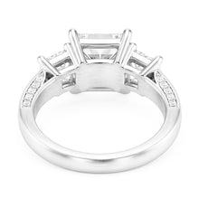 Natural Diamond Ring 4.30ct - White Gold 14K