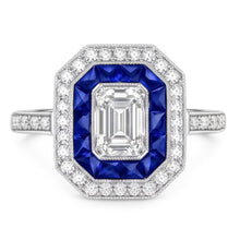 Natural Diamond Ring 4.50ct - White Gold 14K