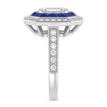 Natural Diamond Ring 4.50ct - White Gold 14K