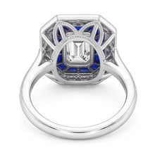 Natural Diamond Ring 4.50ct - White Gold 14K