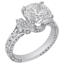 Natural Diamond Ring 4.75ct - White Gold 14K