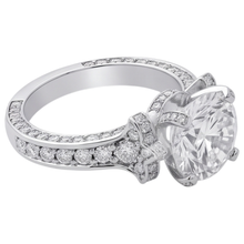 Natural Diamond Ring 4.75ct - White Gold 14K