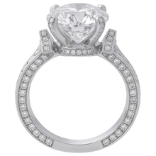 Natural Diamond Ring 4.75ct - White Gold 14K