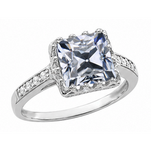 Natural Diamond Ring 4ct - White Gold 14K