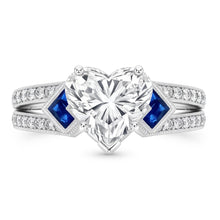 Natural Diamond Ring 6.50ct - White Gold 14K