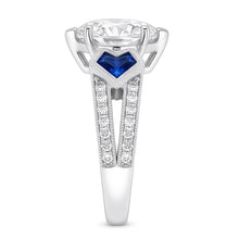 Natural Diamond Ring 6.50ct - White Gold 14K