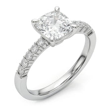 Natural Diamond Ring 6ct - White Gold 14K
