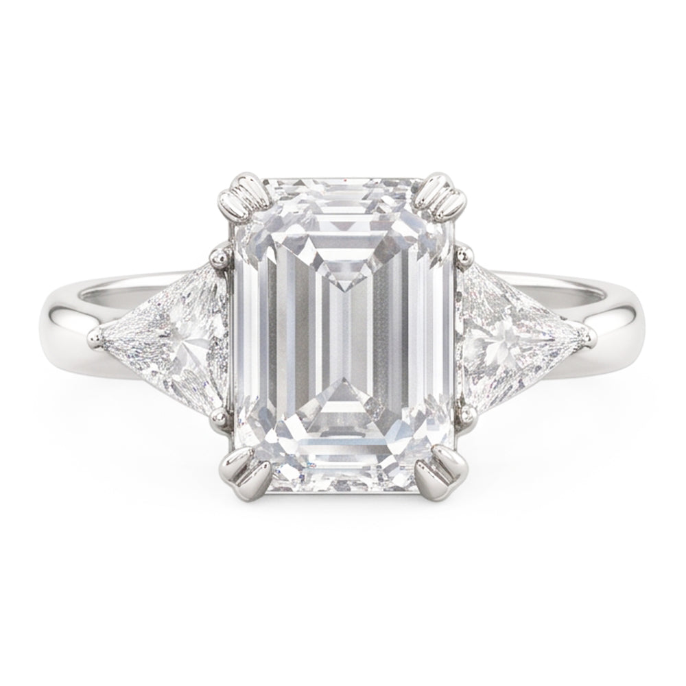 Natural Diamond Ring 7.25ct - White Gold 14K