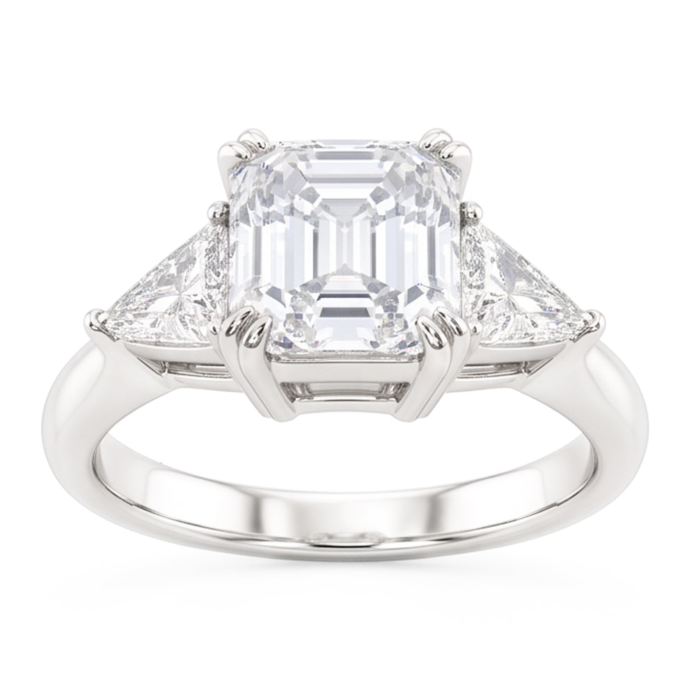 Natural Diamond Ring 7.25ct - White Gold 14K