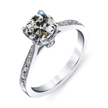 Natural Diamond Round Old Miner Engagement Ring Women's Jewelry 3.50 Carats