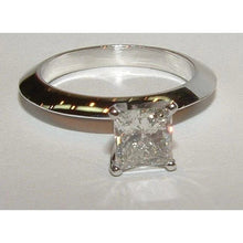 Natural Diamond Solitaire Engagement Ring 1.51 Carat White Gold