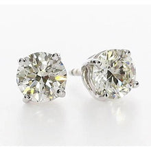 Diamond Studs Earring 1.50 Carats Basket Setting Jewelry