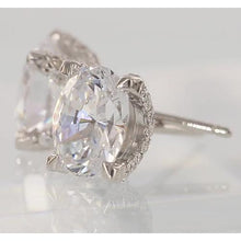 Diamond Studs Earring Oval 2 Carats