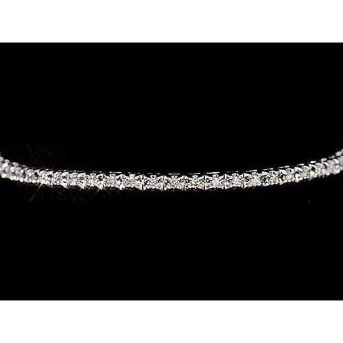 Natural Diamond Tennis Bracelet 4 Carats Prong Set