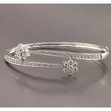 Natural Diamond Women Bangle 5 Carats Jewelry New