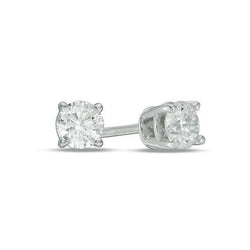 Natural Diamonds Studs Earrings 2.00 Carats White Gold 14K