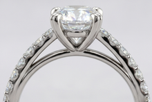 Natural Earth Mined DIAMOND ( NOT LAB GROWN ) Engagement Ring 2.60 Carats Claw Prong Setting White Gold