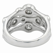 Natural Earth Mined DIAMOND ( NOT LAB GROWN ) Fancy Ring 1.10 Carats 14K White Men's Jewellery New