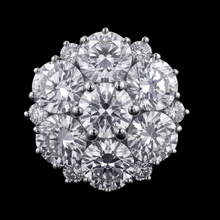 Natural Earth Mined Diamond Engagement Ring 3.80 Carats Antique Style Women Jewellery