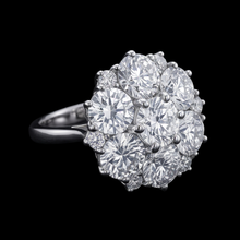 Natural Earth Mined Diamond Engagement Ring 3.80 Carats Antique Style Women Jewellery