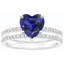 natural round sapphire 3.50ct ring close up detail