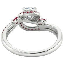 Natural Earth Mined Diamond Ring 1.65 Carats Burmese Ruby Women Jewellery