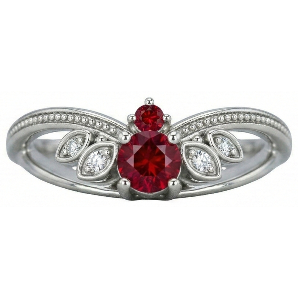 Natural Earth Mined Diamond Ring Antique Style 1 Carat Milgrain Jewellery Gemstone