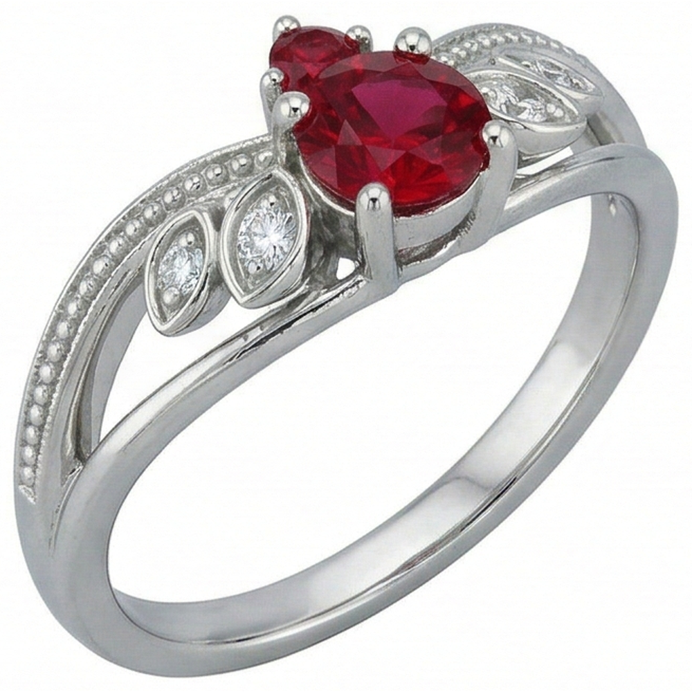 Natural Earth Mined Diamond Ring Antique Style 1 Carat Milgrain Jewellery Gemstone
